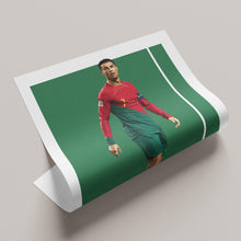 Cristiano Ronaldo Portugal Soccer Art, Football Legend Print, Modern Sports Decor, Goal Decor 1471635218