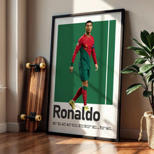 Cristiano Ronaldo Portugal Soccer Art, Football Legend Print, Modern Sports Decor, Goal Decor 1471635218