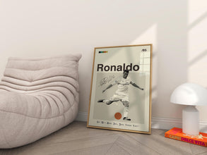 Cristiano Ronaldo Poster Minimalist Football Wall Art 4313969171