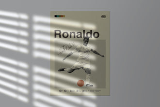 Cristiano Ronaldo Poster Minimalist Football Wall Art 4313969171