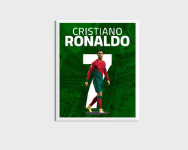 Cristiano Ronaldo Poster, Portuguese Football Legend Art Sport Poster 1690845179