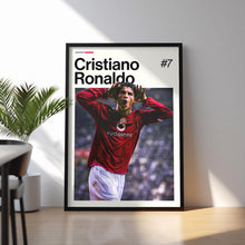 Cristiano Ronaldo Poster, Ronaldo Football Wall Art, Framed Soccer Print, Portugal Decor, Sports Artwork, CR7 Poster 4364878168