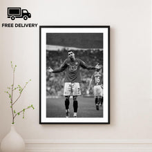 Cristiano Ronaldo Print, Football Motivational Poster, Fine Art Photography Wall Art, Sports Fan Gift, Football Soccer Black and White Print 4443773705