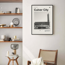 Culver City Art Print  Culver City Poster  Culver City Wall Art  Mid Century Poster  Travel Print Art  California  Los Angeles 1579647529
