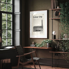 Culver City Art Print  Culver City Poster  Culver City Wall Art  Mid Century Poster  Travel Print Art  California  Los Angeles 1579647529