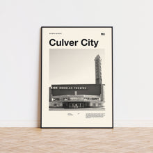 Culver City Art Print  Culver City Poster  Culver City Wall Art  Mid Century Poster  Travel Print Art  California  Los Angeles 1579647529