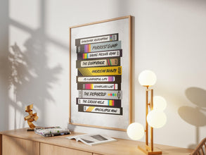 Custom Poster Personalized VHS Video Tape Favourite Movies Wall Art Home Birthday Anniversary Gift 1596534955