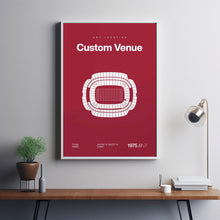 Custom Sports Venue Poster, Any Team or College Stadium Print, Mid Century Modern Wall-41SKQY