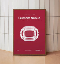 Custom Sports Venue Poster, Any Team or College Stadium Print, Mid Century Modern Wall-41SKQY