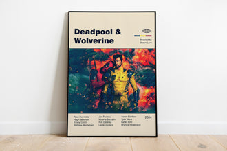 DEADPOOL & WOLVERINE Poster - Marvel Poster - Printable Art - Digital Art - Wall Art - Mid Century Modern Art - Home Decor 1753233916