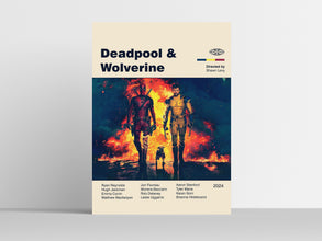 DEADPOOL & WOLVERINE Poster - Marvel Poster - Printable Art - Digital Art - Wall Art - Mid Century Modern Art - Home Decor 1753235472