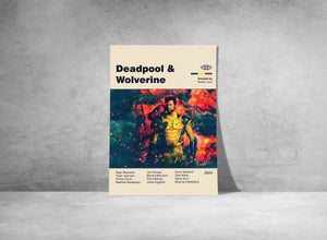 DEADPOOL & WOLVERINE Poster - Marvel Poster - Printable Art - Digital Art - Wall Art - Mid Century Modern Art - Home Decor 1753233916