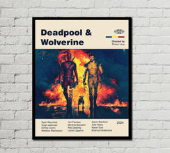 DEADPOOL & WOLVERINE Poster - Marvel Poster - Printable Art - Digital Art - Wall Art - Mid Century Modern Art - Home Decor 1753235472