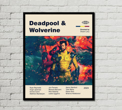 DEADPOOL & WOLVERINE Poster - Marvel Poster - Printable Art - Digital Art - Wall Art - Mid Century Modern Art - Home Decor 1753233916