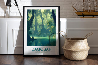 Dagobah National Park Poster Star Wars Travel Art Print 1792604075