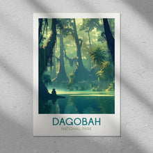 Dagobah National Park Poster Star Wars Travel Art Print 1792604075