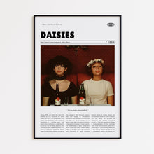 Daisies, Věra Chytilová, Retro Movie Poster, Custom Movie Poster Print 4421171850