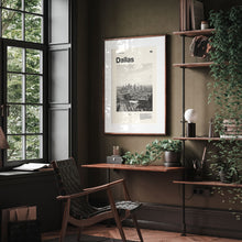 Dallas Art Print  Dallas Poster  Dallas Wall Art  Mid Century Poster  Travel Print Art  Texas 1591762373