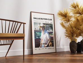 Dallas Buyers Club Film Poster, Matthew McConaughey and Jared Leto Starring Dallas Buyers Club Print, Alternative Movie Poster 1890806853