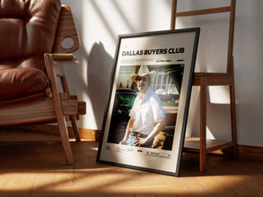 Dallas Buyers Club Film Poster, Matthew McConaughey and Jared Leto Starring Dallas Buyers Club Print, Alternative Movie Poster 1890806853