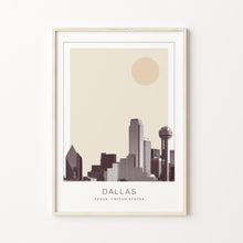 Dallas Poster Print, Dallas Travel Poster, Dallas Minimalistic Wall Art, Dallas, Texas, United States 1882436813