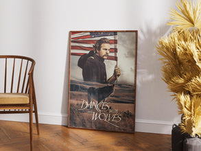 Dances With Wolves Movie Poster Kevin Costner, Retro Home Decor (Printable Wall Art) 1875725862
