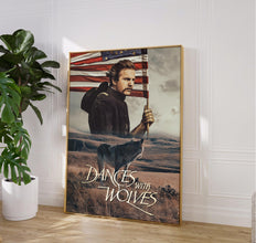 Dances With Wolves Movie Poster Kevin Costner, Retro Home Decor (Printable Wall Art) 1875725862