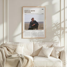 Dances with Wolves, Kevin Costner, Retro Movie Poster, Custom Movie Poster Print 4421167335