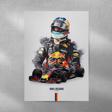 Daniel Ricciardo Red Bull Racing Poster F1 Wall Art 1782906324