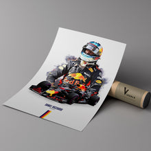 Daniel Ricciardo Red Bull Racing Poster F1 Wall Art 1782906324