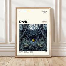 Dark Tv Series Poster, Mid-Century Modern Art, Minimalist Movie Poster 4425444550