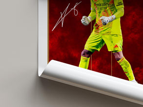 David Raya Football Poster Modern Vector Art Print 4392156413