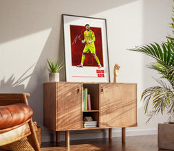David Raya Football Poster Modern Vector Art Print 4392156413