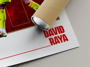 David Raya Football Poster Modern Vector Art Print 4392156413