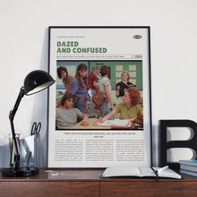 Dazed and Confused, Richard Linklater, Retro Movie Poster, Custom Movie Poster Print 4421165929