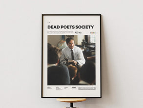 Dead Poets Society Poster, Robin Williams Poster, Peter Weir Film Dead Poets Society Print, Cult Movie Poster, Movie Wall Decor Idea 4347322991