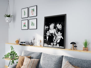 Dean Martin Marilyn Monroe Jerry Lewis Milton Berle Poster, Bar Cart Print, Black and White, Vintage Photography, Wall Art, Digital Download 1753667954 3335