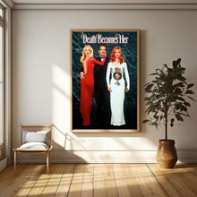 Death Becomes Her (1992)--Movie Poster,High Quality Canvas Print, Wall Art, Room Decor, Art Poster For Gift Unframed 1829109565