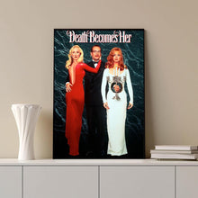 Death Becomes Her (1992)--Movie Poster,High Quality Canvas Print, Wall Art, Room Decor, Art Poster For Gift Unframed 1829109565