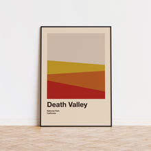Death Valley National Park Mid Century Poster  Abstract Travel Poster  Minimalist Art Print  National Park Poster   California Poster 1490604584