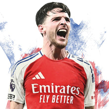 Declan Rice - 202425 - Home Kit - Football Poster - Football Print 1853875087