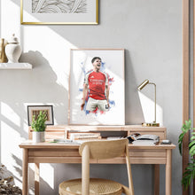 Declan Rice - 202425 - Home Kit - Football Poster - Football Print 1853875087