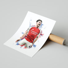 Declan Rice - 202425 - Home Kit - Football Poster - Football Print 1853875087