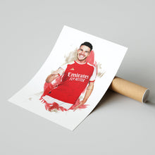 Declan Rice Football Poster 202324 Home Kit ( Download) 1512850008