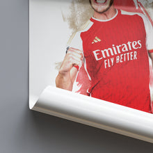 Declan Rice Football Poster 202324 Home Kit ( Download) 1512850008