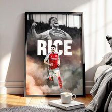 Declan Rice Football Poster Arsenal Football Art Print 4394924113