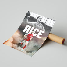 Declan Rice Football Poster Arsenal Football Art Print 4394924113