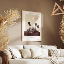 Delhi Poster Print, Delhi Travel Poster, Delhi Minimalistic Wall Art, Delhi, India 1882438055