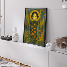 Demeter Premium Matte Poster, Greek Goddess of Agriculture and Fertility, Art Nouveau Print, Greek Mythology