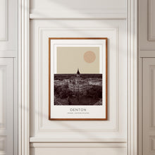 Denton Poster Print, Denton Travel Poster, Denton Minimalistic Wall Art, Denton, Texas, United States 1882438069